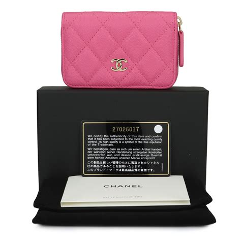 pink chanel coin purse